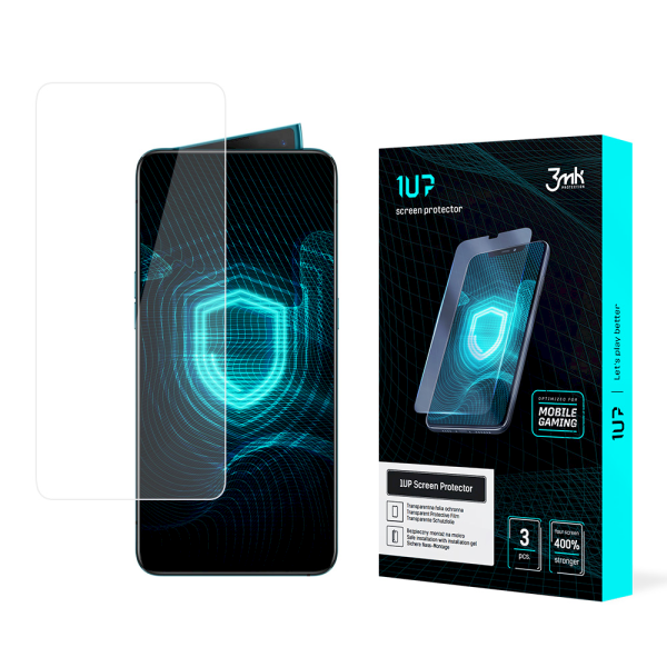 Обложка книги «Oppo Reno 10X ZOOM - 3mk 1UP screen protector»