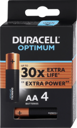 Duracell Optimum AA Alkaline 4pack