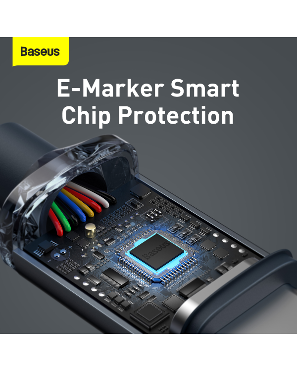 Кабель Baseus Crystal Shine Series Кабель USB для быстрой зарядки и передачи данных USB Type C - USB Type C 100W 2m черный (CAJY000701)