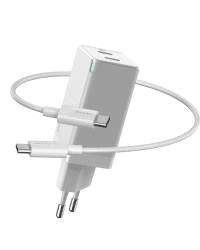 Baseus quick charger GaN2 C+C, 45W, EU (white)