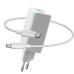 Baseus quick charger GaN2 C+C, 45W, EU (white)