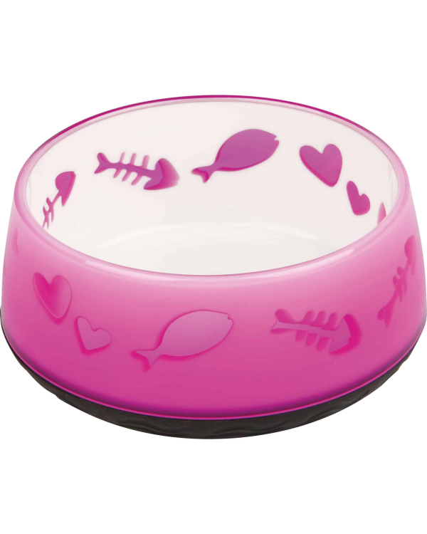 Миска для животных, пластик : Trixie Lovely Миска для кошек, пластик, 0,3 л|ø 12 см