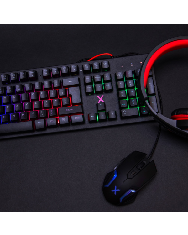 Дополнительное изображение книги «Maxlife Gaming MXGK-200 keyboard US QWERTY 1,8 m black»