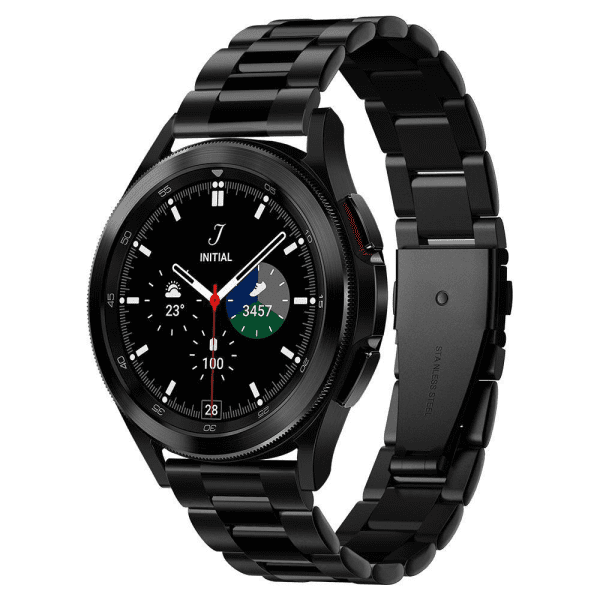 Spigen MODERN FIT ремешок для часов Samsung Galaxy Watch 4 | 5 | 5 PRO (40 | 42 | 44 | 45 | 46MM) черный Spigen MODERN FIT ремешок для часов Samsung Galaxy Watch 4 | 5 | 5 PRO (40 | 42 | 44 | 45 | 46MM) черный