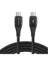 Cable USB-C to USB-C BlitzWolf BW-FC1, 96W, 5A, 1.8m (black)