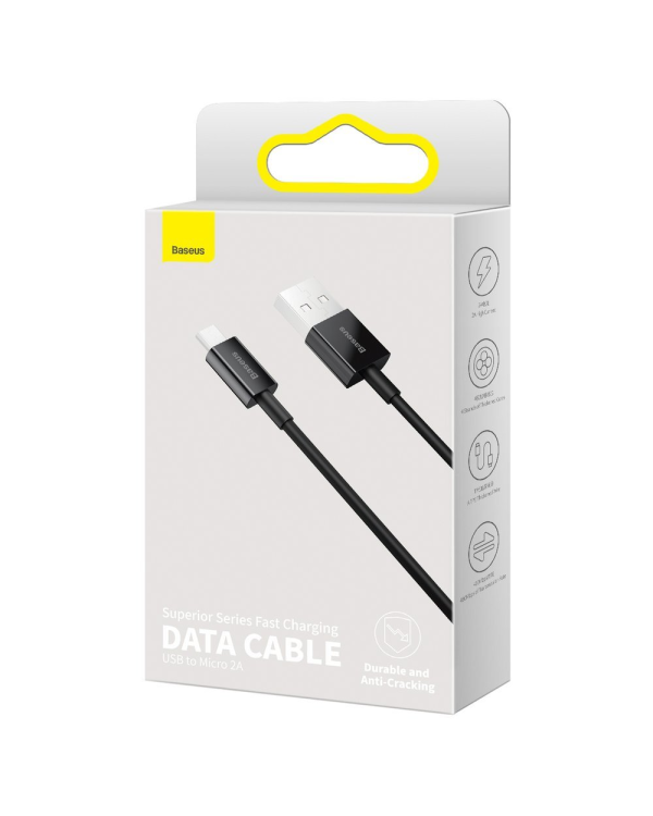 Baseus Superior Series Cable USB to micro USB, 2A, 1m (black)
