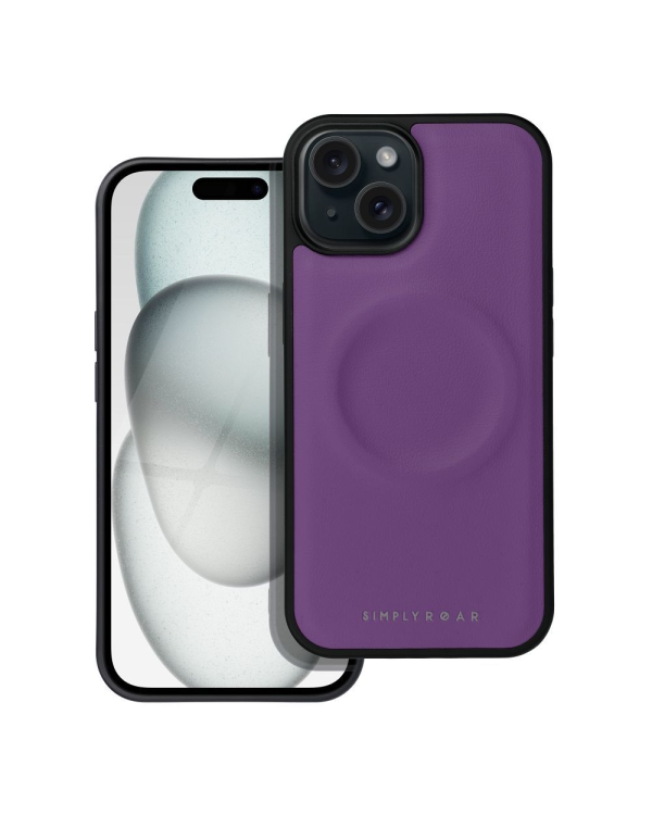 Roar Mag Morning Силиконовый задний чехол для Apple iPhone 15 Plus фиолетовый