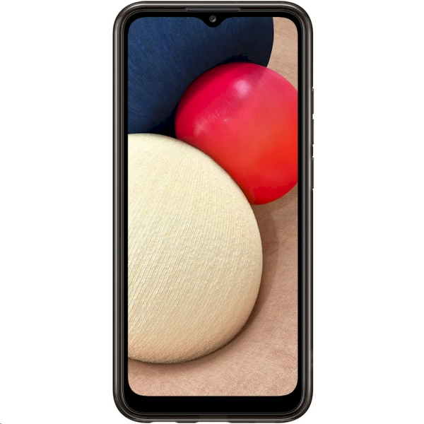 Обложка книги «EF-QA026TBE Samsung Soft Clear Cover for Galaxy A02s Black»