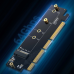 Карта расширения Ugreen CM465 PCIe 4.0 x4 to M.2 NVMe M-Key - черный