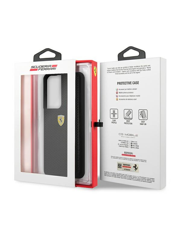 Ferrari FESPEHCS21LBK S21 Ultra G996 |black hardcase On Track Perforated