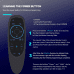 Fusion G10S PRO BT универсальный беспроводной | bluetooth пульт с голосовым управлением и подсветкой для Smart TV | Android | PC