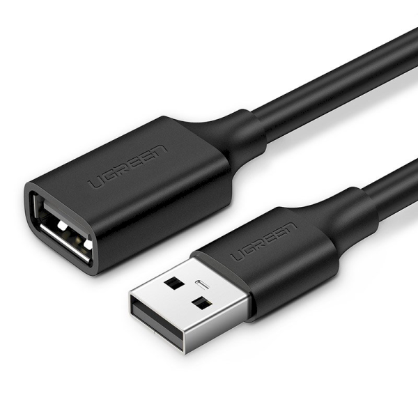 Обложка книги «Ugreen USB (female) - USB (male) cable extension cord 2m black (10316)»