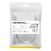 Baseus Cat 7 UTP Ethernet RJ45 Кабель плоский 1 м черный