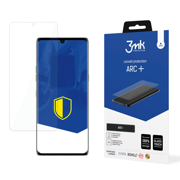 Обложка книги «LG Velvet 5G - 3mk ARC+ screen protector»