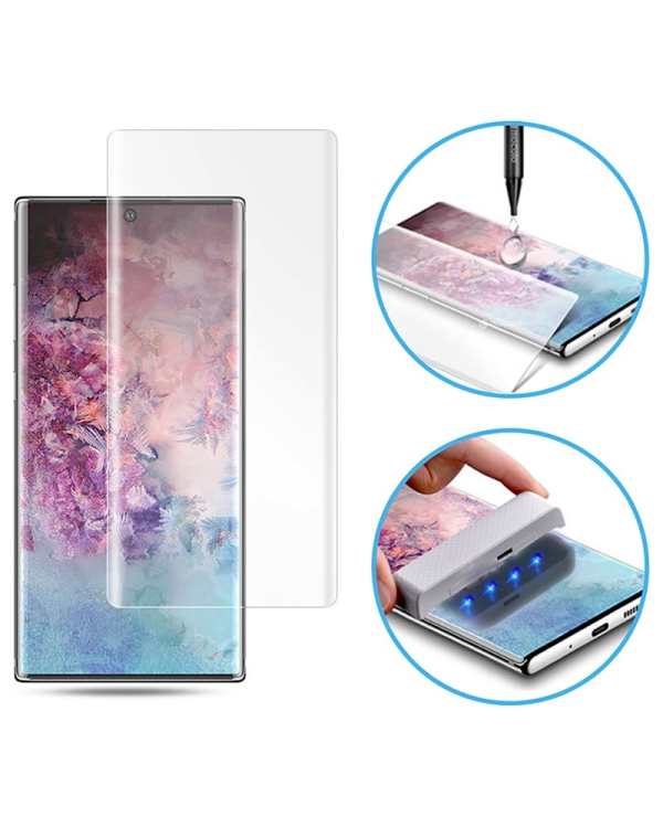 Fusion UV 9H Защитное стекло + Эко Клей + Лампа для экрана Huawei P30 Pro