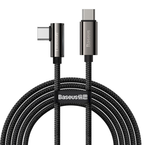 Baseus Legend Series Elbow Fast Charging USB Type C - USB Type C 100W 5A 2m black (CATCS-A01)