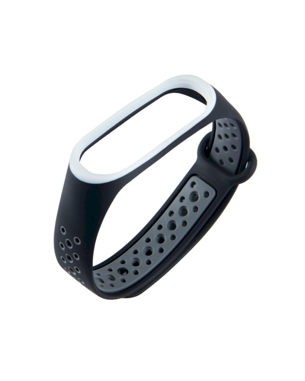 Fusion Dots Ремешок для часов Xiaomi Mi Band 3 / Mi Band 4 сeрый