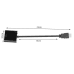 Fusion HDMI (19pin) to VGA (15pin) Adaptor Black