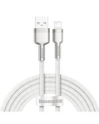 USB cable for Lightning Baseus Cafule, 2.4A, 2m (white)