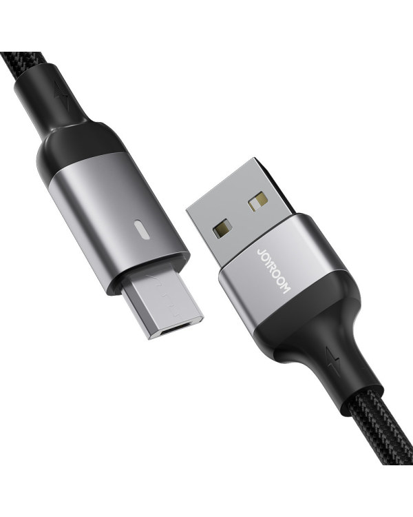 USB-кабель Joyroom - micro USB 2,4A для быстрой зарядки и передачи данных 2 м черный (S-UM018A10)