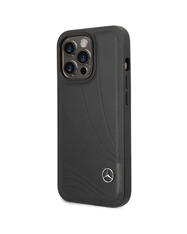 Дополнительное изображение книги «Mercedes MEHCP14X8ROLK iPhone 14 Pro Max 6,7" czarny|black hardcase Leather Wave Patern»