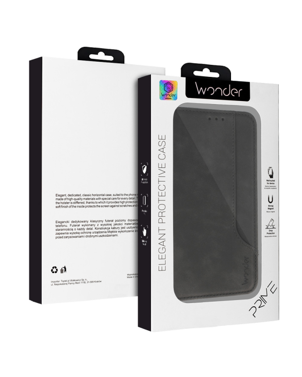 Чехол Wonder Prime для Xiaomi Redmi 12 черный