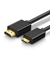 Ugreen HDMI (male) - mini HDMI (male) cable 3D Ethernet ARC 1 m black (HD108 10195)