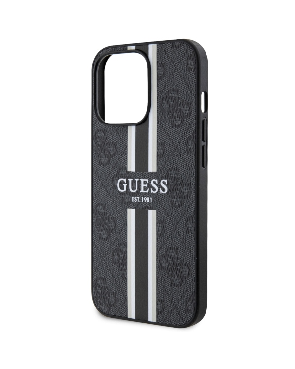 Дополнительное изображение книги «Guess GUHMP13XP4RPSK iPhone 13 Pro Max 6,7" czarny|black hardcase 4G Printed Stripes MagSafe»