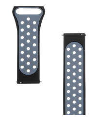 Tactical 252 Double Silicone Band for Amazfit Bip Black/Grey