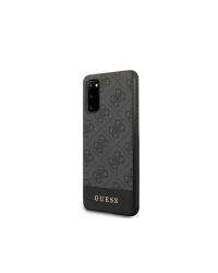 Guess GUHCS62G4GLGR 4G Stripe Cover Чехол для Samsung G980 Galaxy S20 Черный