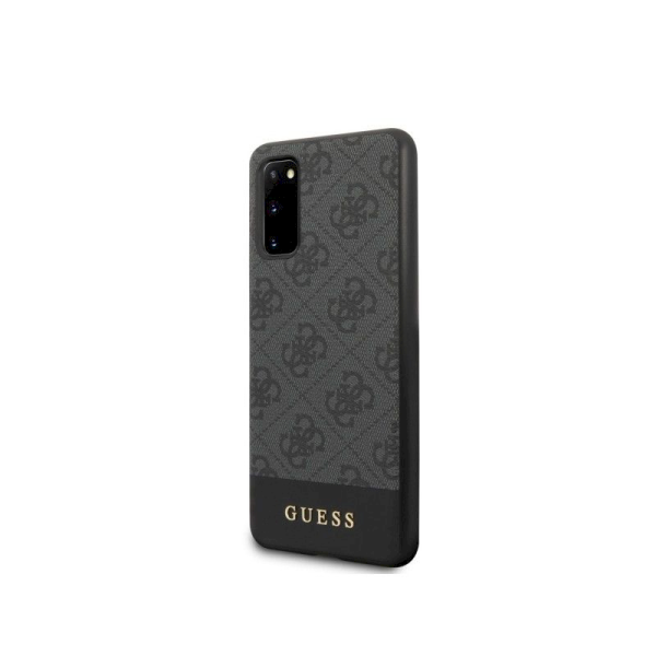 Guess GUHCS62G4GLGR 4G Stripe Cover Чехол для Samsung G980 Galaxy S20 Черный