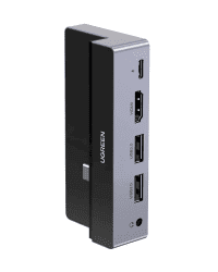 5in1 UGREEN CM317 Hub USB-C to HDMI 4K@60Hz, 2x USB 3.0, USB-C PD 3.0 (grey)