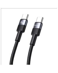 USAMS USB-C кабель к USB-C 60W 1,2 м алюминиевый кабель данных SY серии SJ724USB01 (US-SJ724)