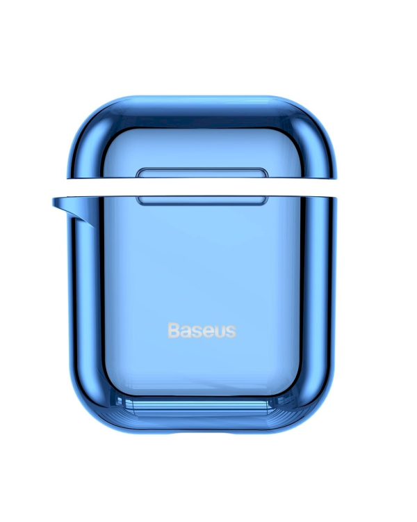 Baseus Shining Hook Силиконовый чехол для наушников Apple Airpods 1 / 2 синий