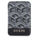 Guess Wallet Card Slot GUWMSHGCFSEK MagSafe GCube stripe czarny|black