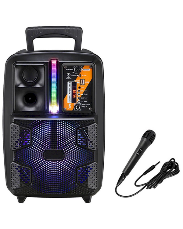 Портативная колонка KAKU KSC-475 Karaoke 10W / 1800mAh / микрофон черная
