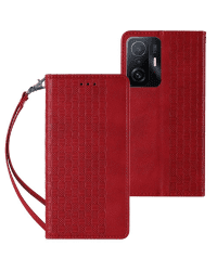 Fusion Magnet Strap книжка чехол + нить для Samsung A136 Galaxy A13 5G | A04S красный