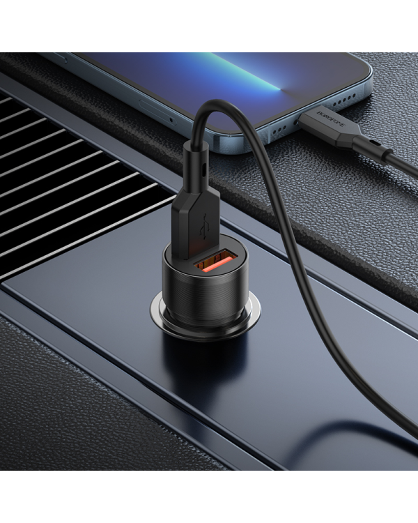 Дополнительное изображение книги «Borofone Car charger BZ19 Wisdom - 2xUSB - 12W black»