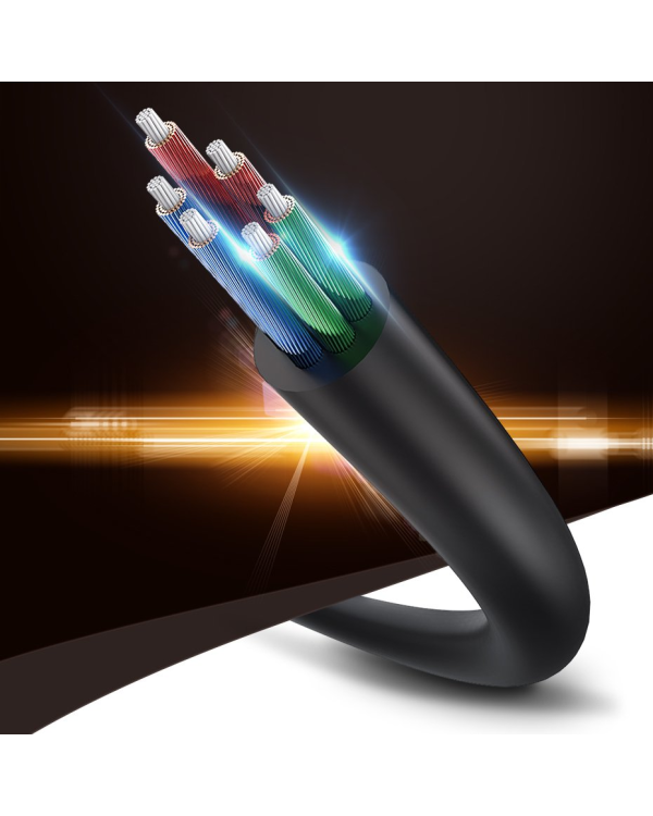 Дополнительное изображение книги «Ugreen cable 3.5 mm headphone splitter mini jack AUX 25cm black (20816)»