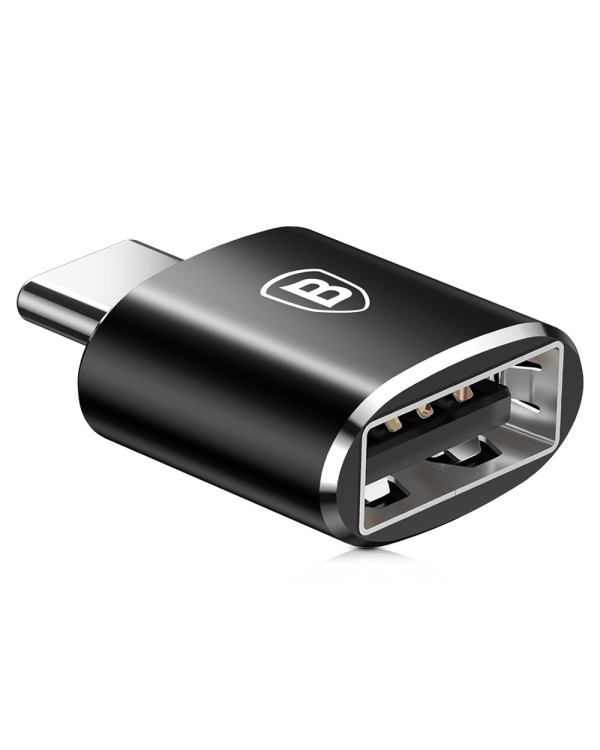 Дополнительное изображение книги «Baseus USB to USB Type-C Adapter 2.4A (Black)»