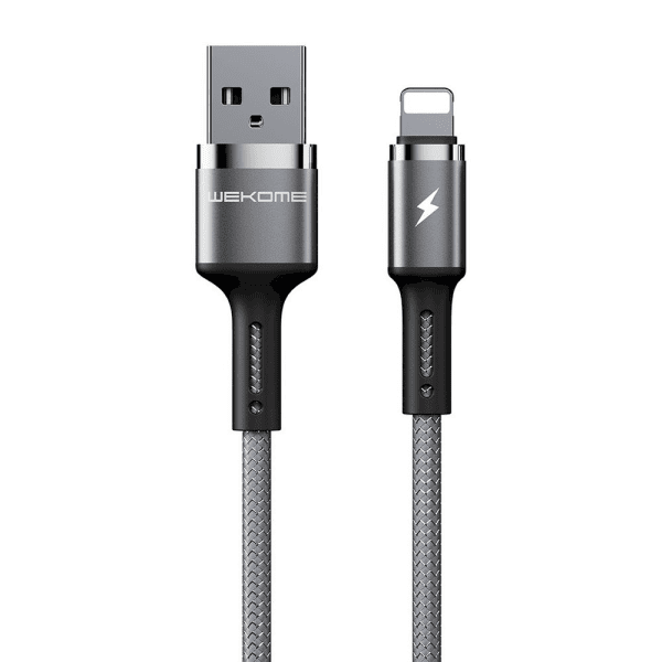 WK Design Kingkong Series Data Cable USB - Lightning 3A Black (WDC-128i)