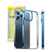 Baseus Glitter Transparent Case for iPhone 13 Pro Max (blue)