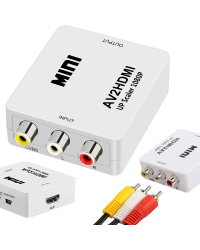 Конвертер видеосигнала RCA в HDMI (+аудио) белый