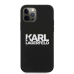 Обложка книги «KLHCP12SSLKLRBK Karl Lagerfeld Stack White Logo Silicone Case for iPhone 12 mini 5.4 Black»