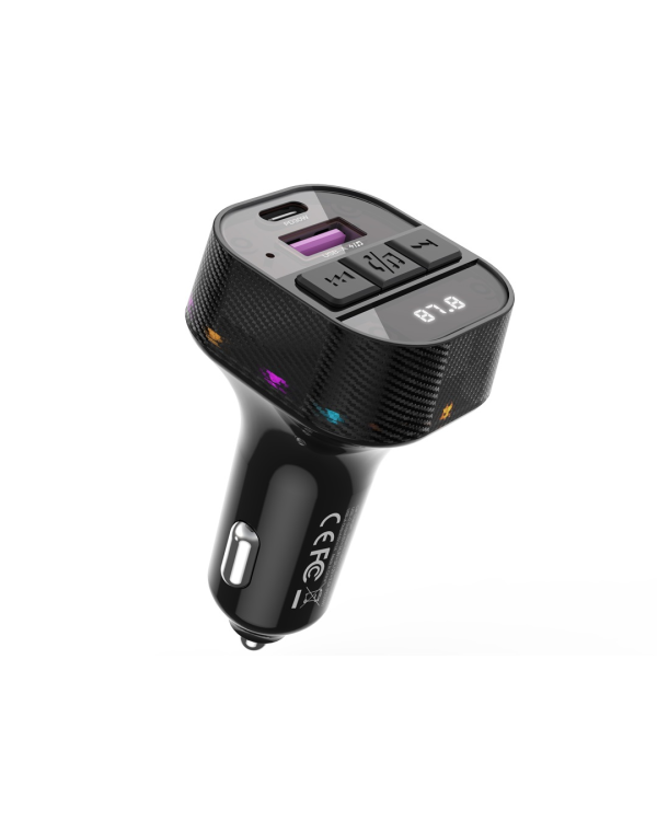 Дополнительное изображение книги «XO transmitter FM BCC17 Bluetooth MP3 car charger 30W black»
