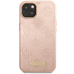 Guess GUHMP14SSAPSTP iPhone 14 6,1" розовый жесткий чехол Peony Logo Plate MagSafe
