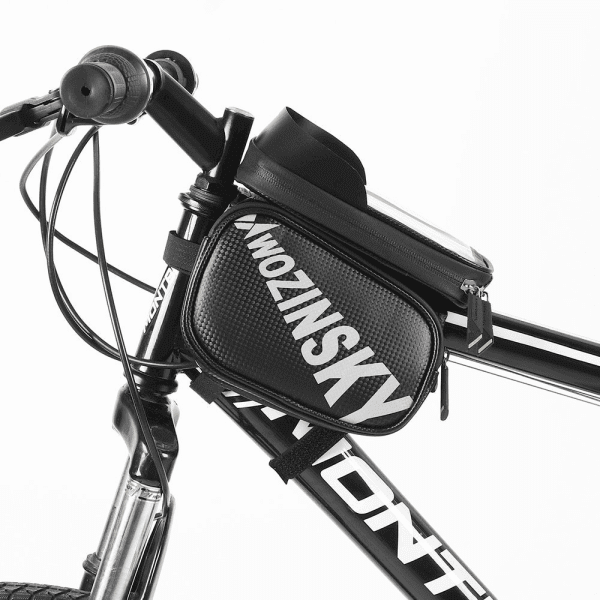 Обложка книги «Wozinsky bike front storage detachable bag bicycle frame phone case black(WBB21BK)»
