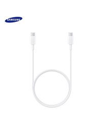Samsung EP-DA705BWE Universāls Type-C uz Type-C Uzlādes & Datu Kabelis Balts 1m (OEM)