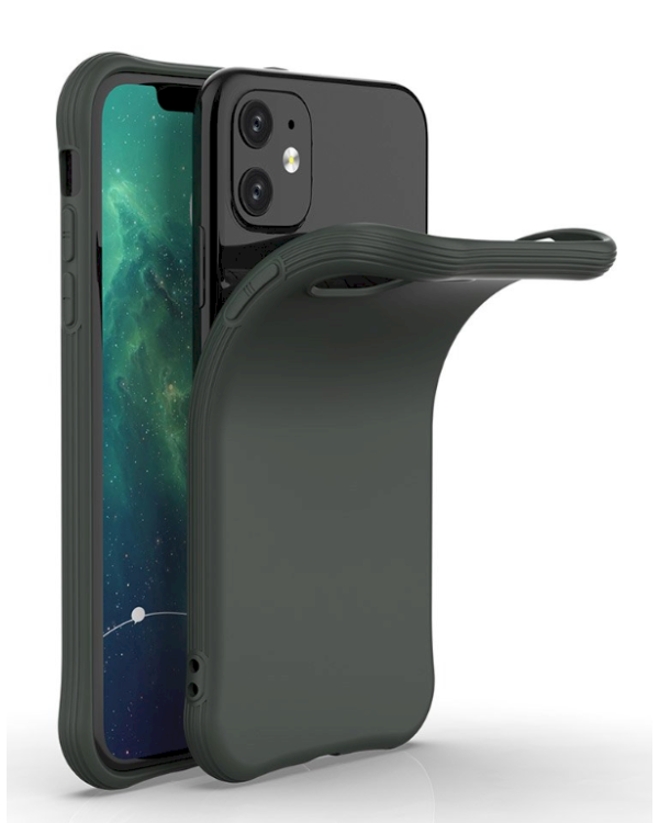 Fusion Solaster Back Case Силиконовый чехол для Apple iPhone 11 Черный