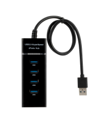 Fusion разделитель USB 3.0 на 4 x USB 3.0 / 5 Гбит / с черный